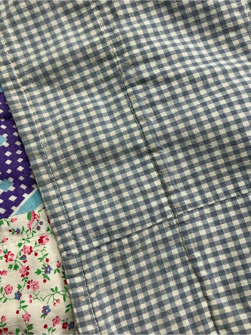 Handmade vintage patchwork